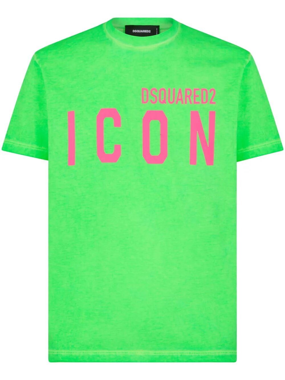 Shop Dsquared2 `be Icon Cool Fit` Crew-neck T-shirt In Green