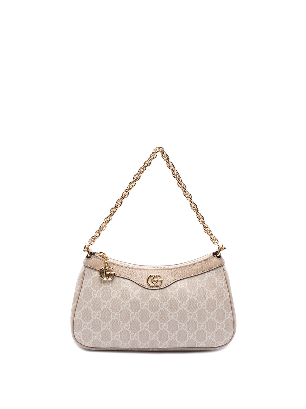 Gucci `ophidia` Shoulder Bag In Beige
