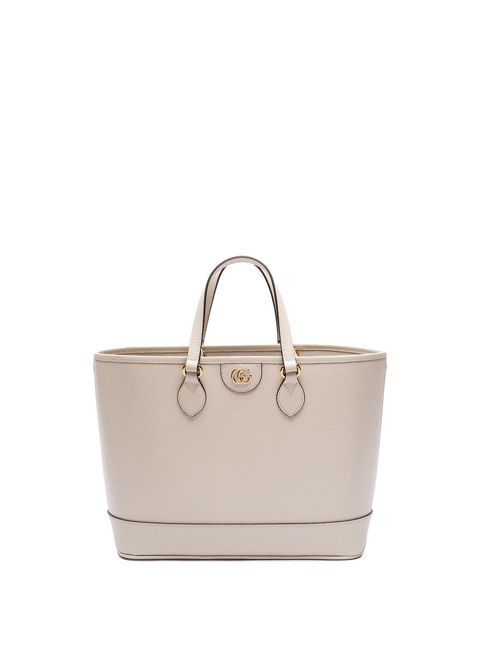 Shop Gucci `ophidia` Tote Bag In Beige