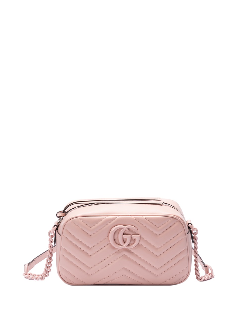 Gucci `gg Marmont` Shoulder Bag In Pink