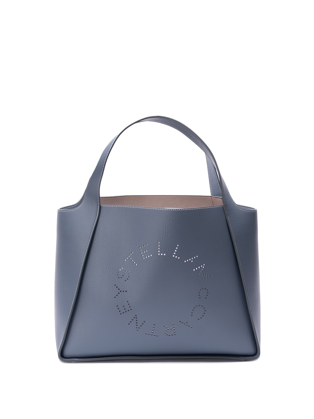Stella Mccartney `stella Logo Grainy Alter Mat` Tote Bag In Blue