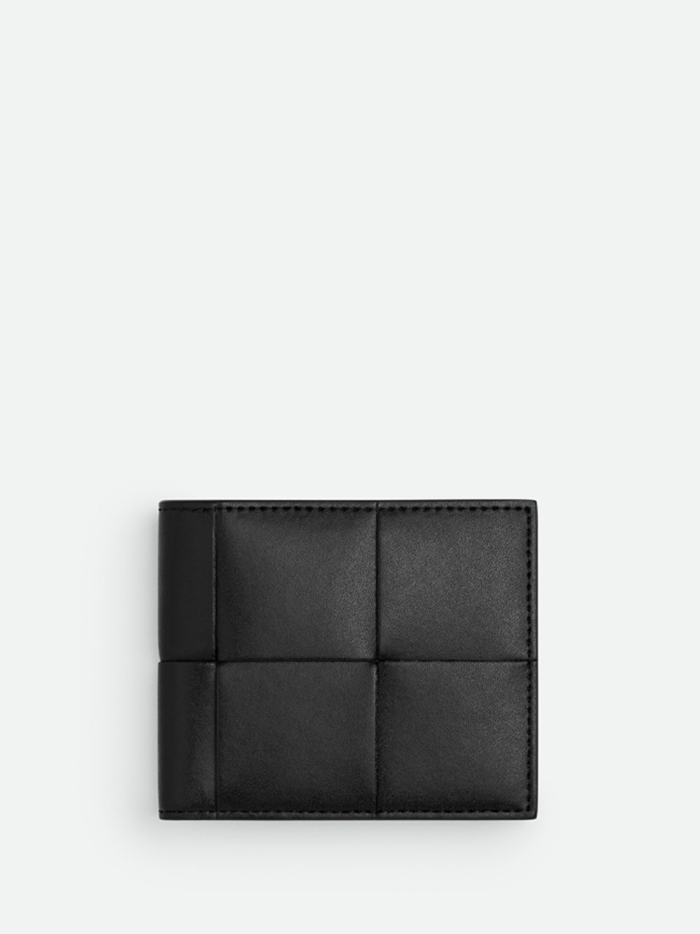 Shop Bottega Veneta `cassette Bi-fold Wallet` In Black  