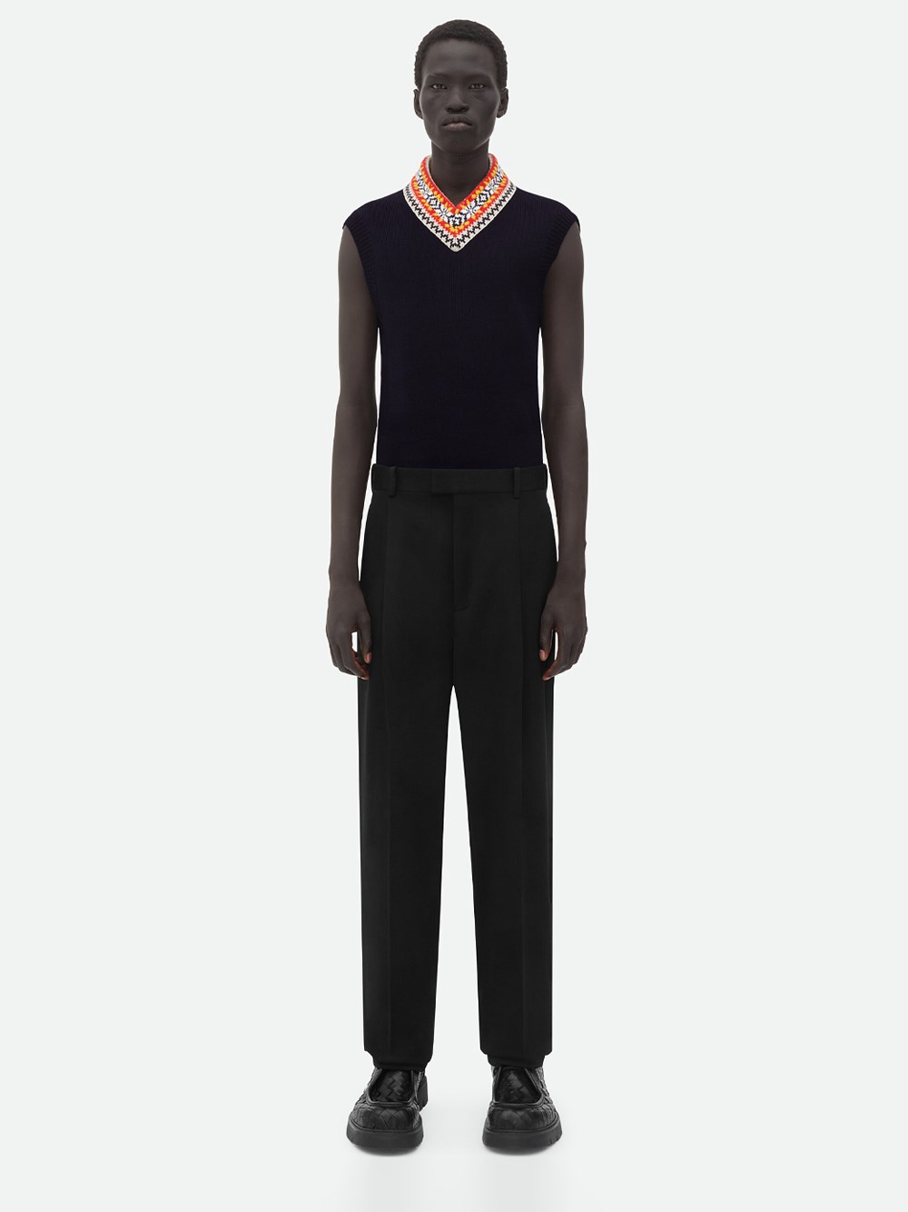 Shop Bottega Veneta Sartorial Pants In Black  