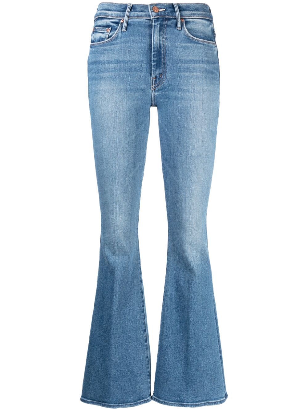Mother The High Weekender Jeans In Blue