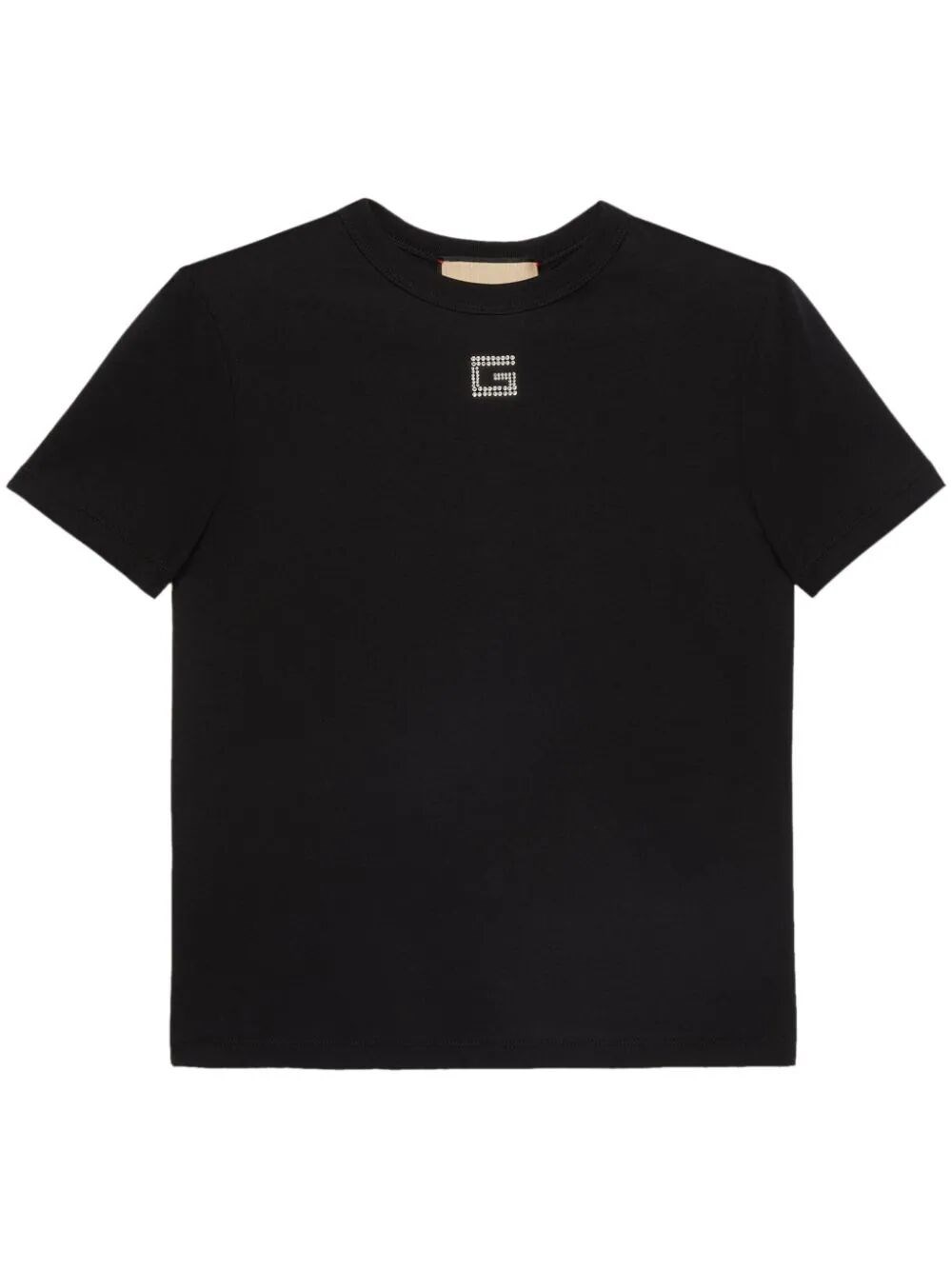 Gucci Cropped T-shirt In Black  
