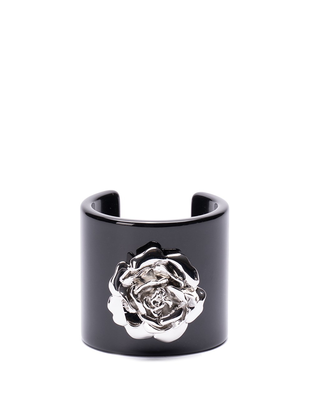 Shop Blumarine `rosa Zama` Bracelet In Black  