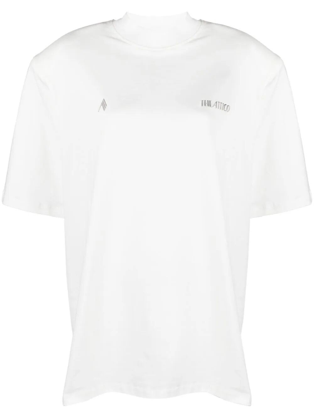 Attico Kilie Logo-appliqué T-shirt In White