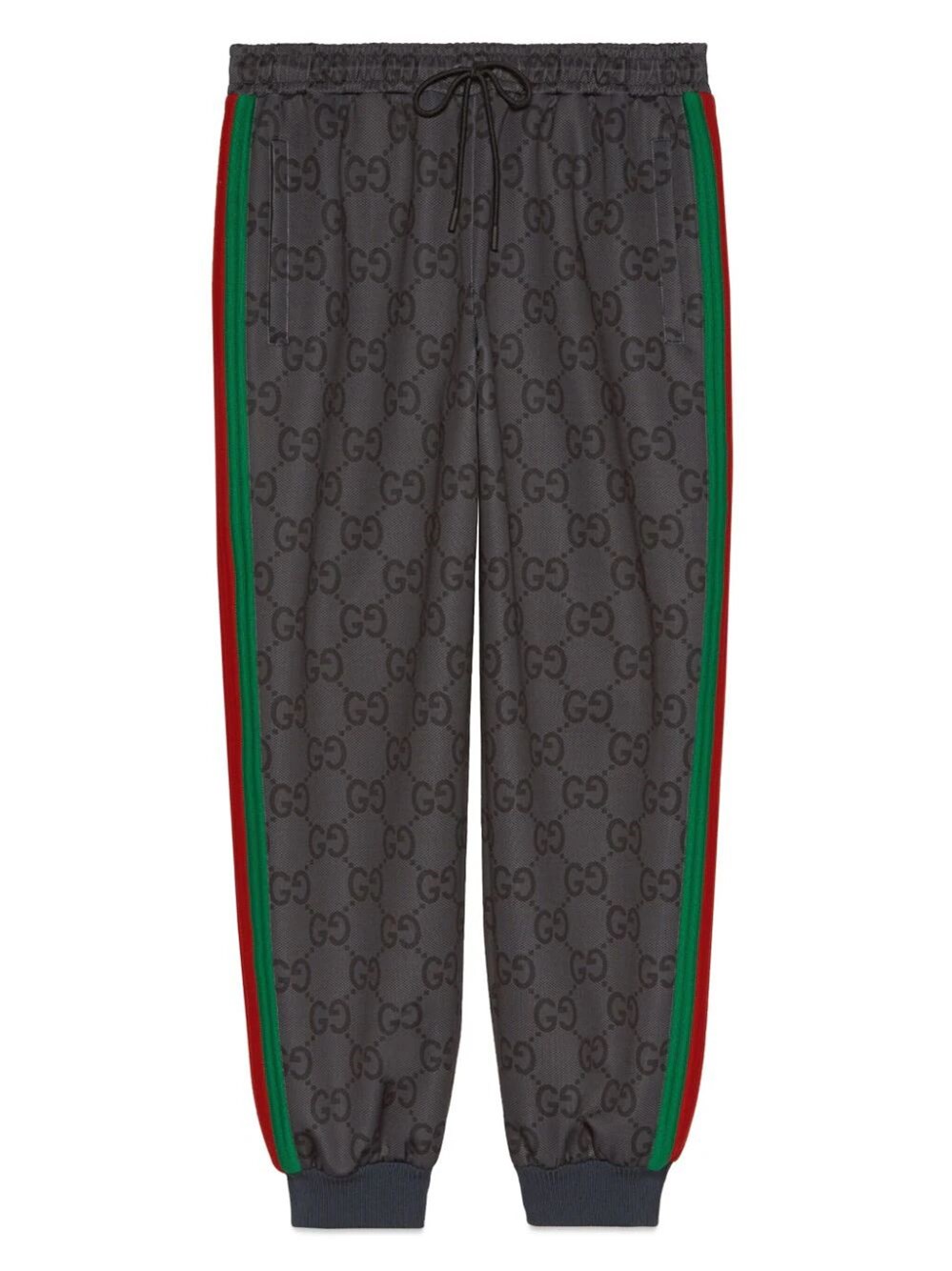 Shop Gucci Track Pants In Gray