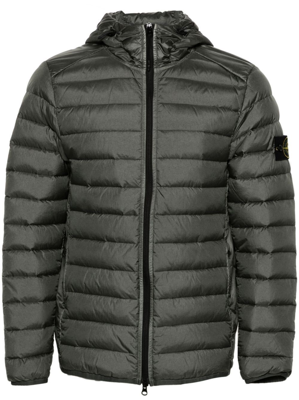 Stone Island Padded Jacket In Green