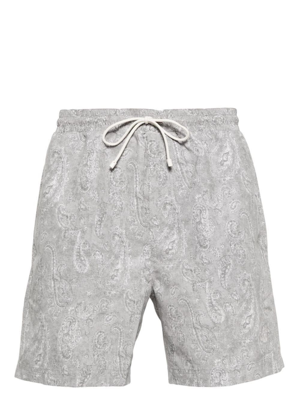 Shop Brunello Cucinelli Swim Shorts In Gray