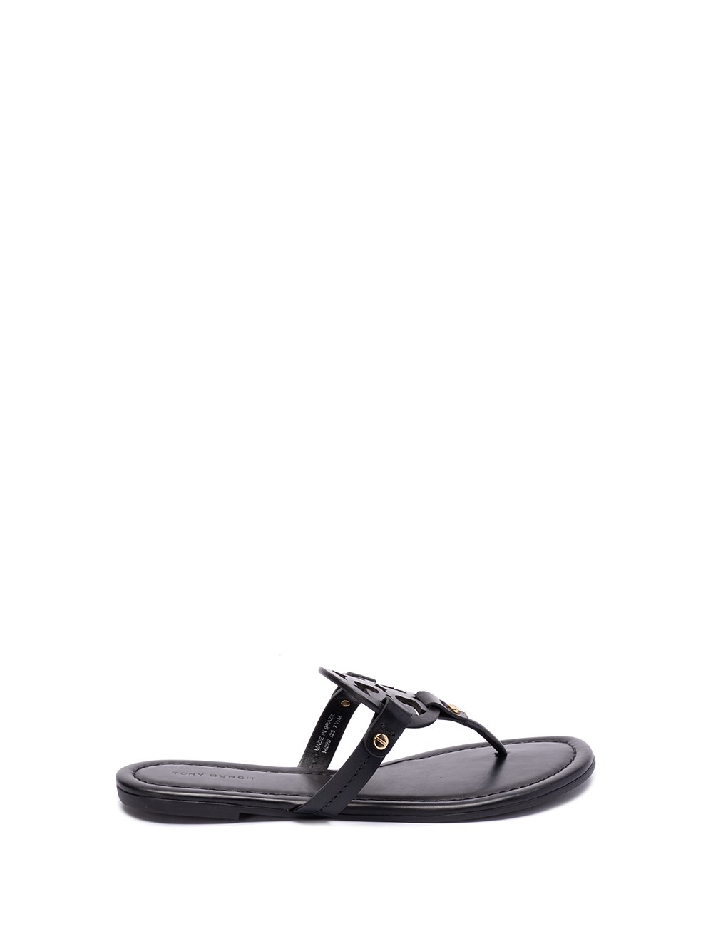 Shop Tory Burch `miller` Thong Sandals In Black  