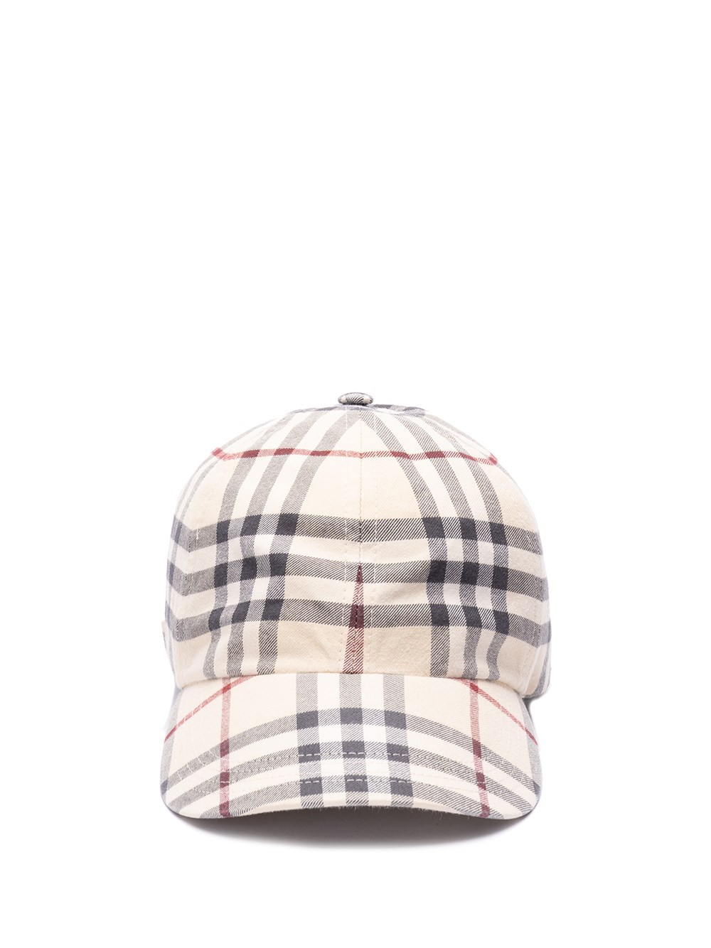 Burberry `archive Check` Baseball Cap In Beige