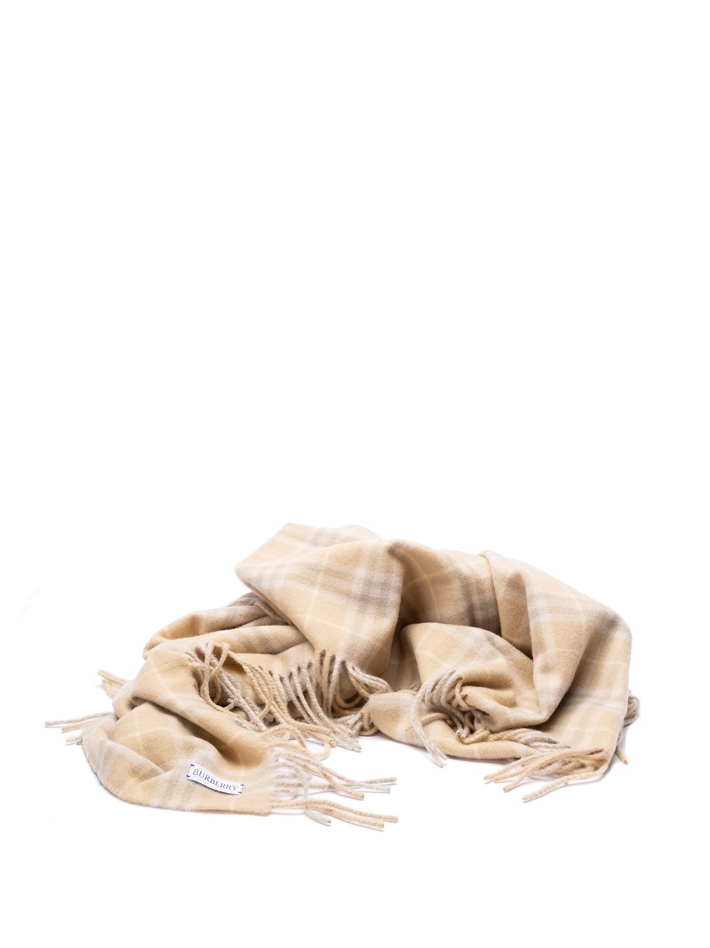 Burberry `vintage Check` Scarf In Beige