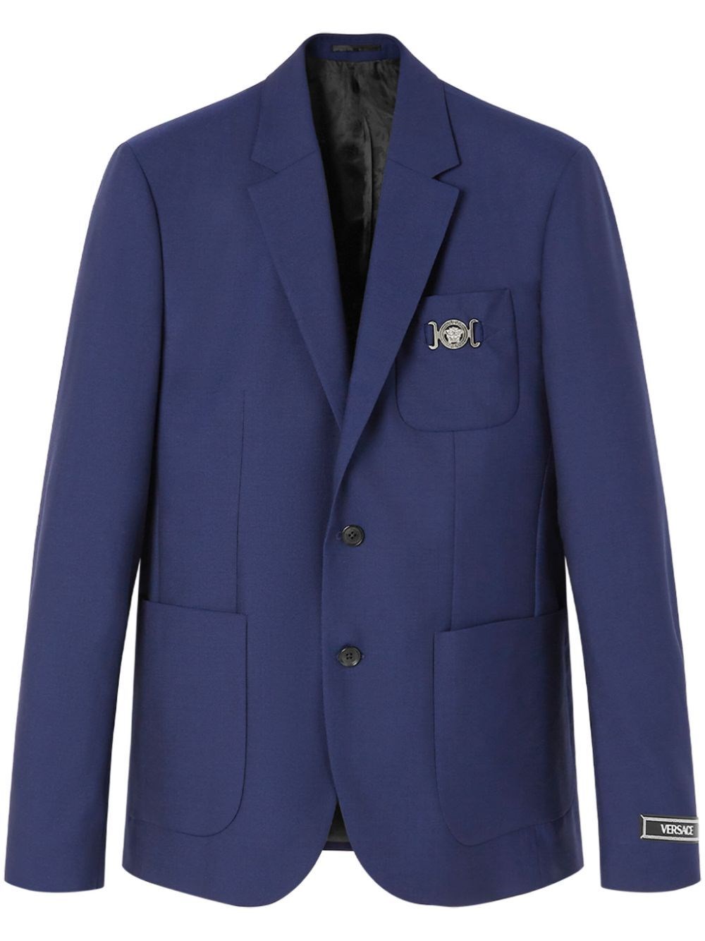 Versace Formal Jacket In Blue