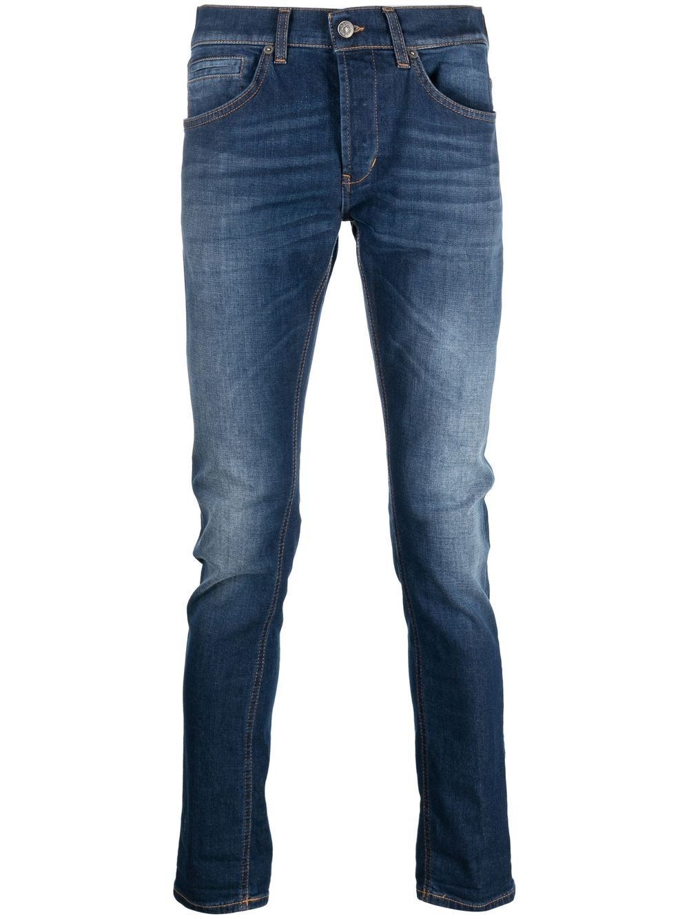 Shop Dondup `george` 5-pocket Jeans In Blue