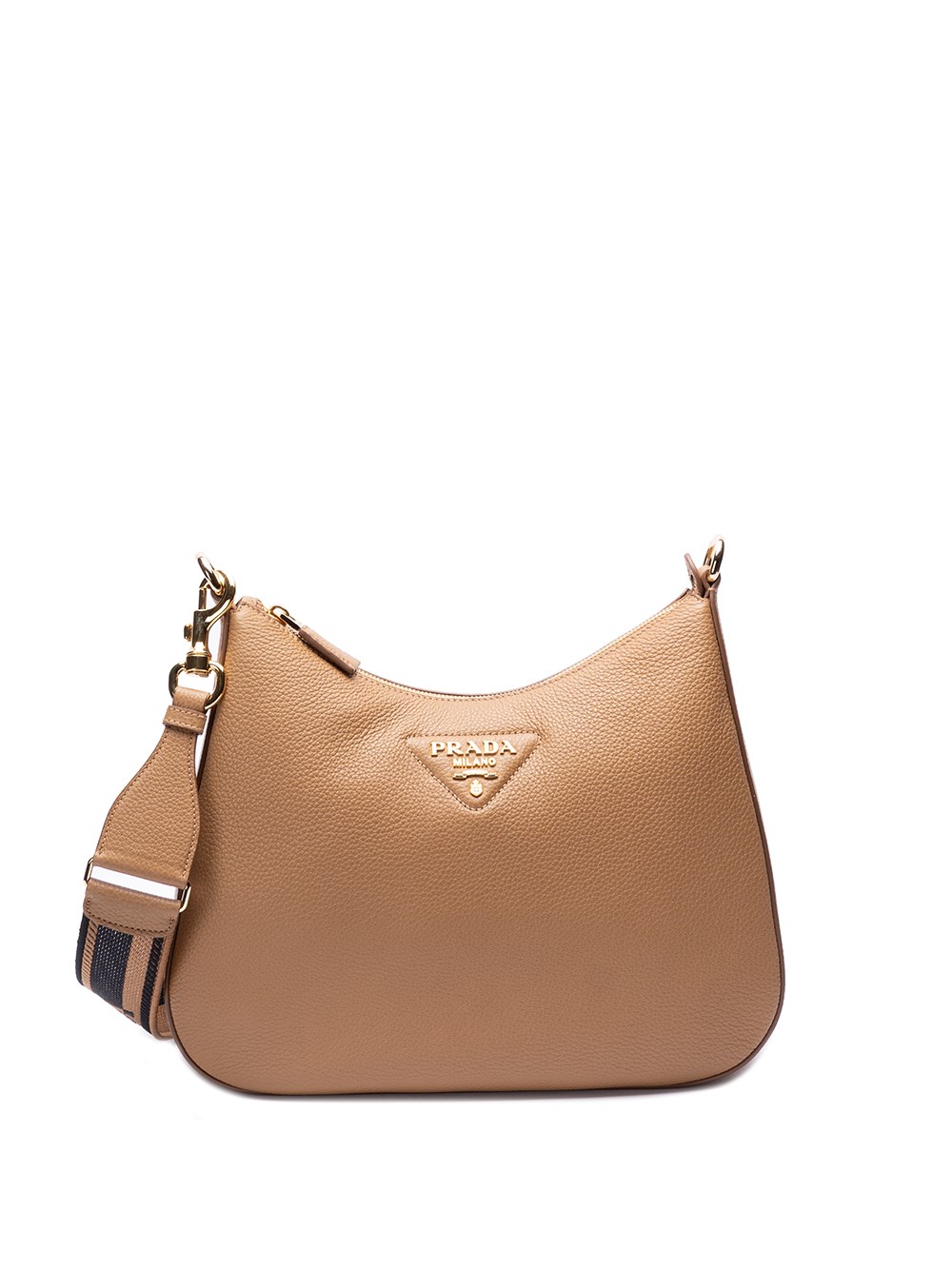 Prada Leather Bag In Brown