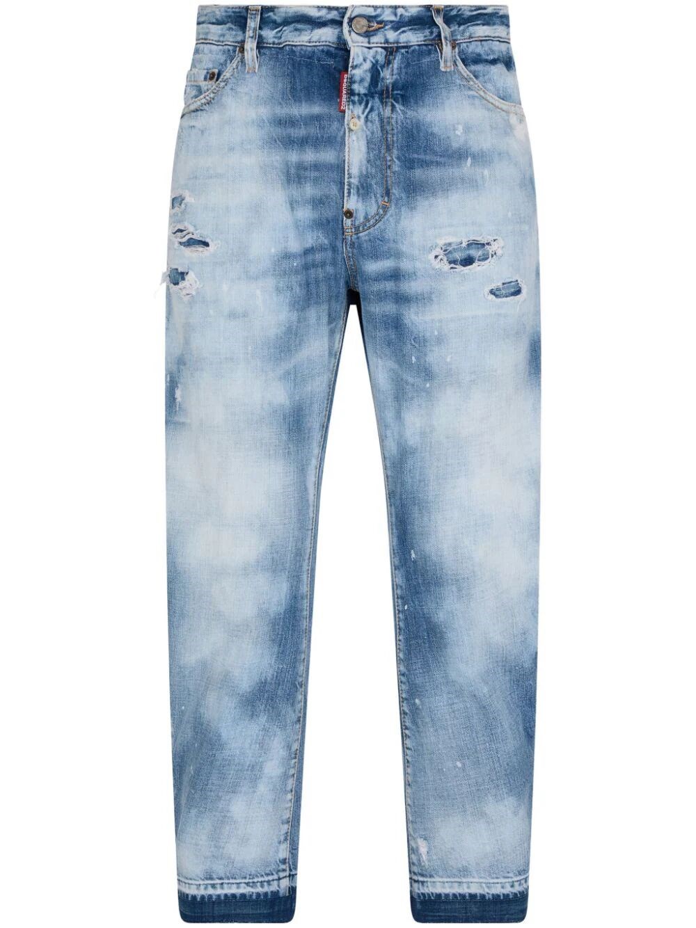 Dsquared2 5-pocket Pants In Blue