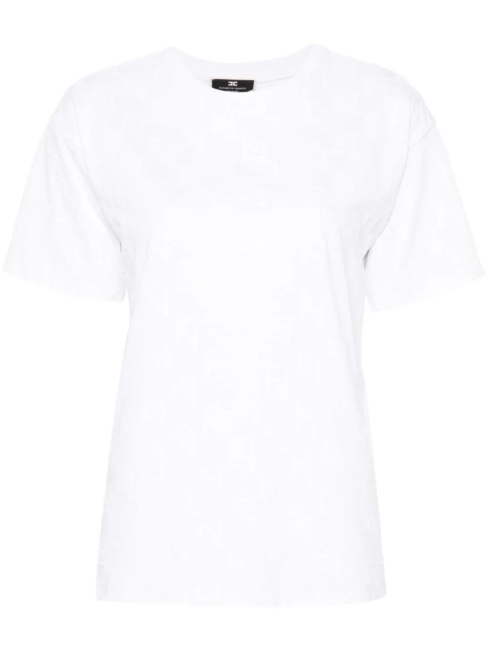 Shop Elisabetta Franchi T-shirt In White