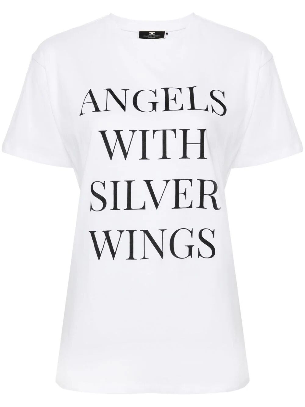 Shop Elisabetta Franchi T-shirt In White
