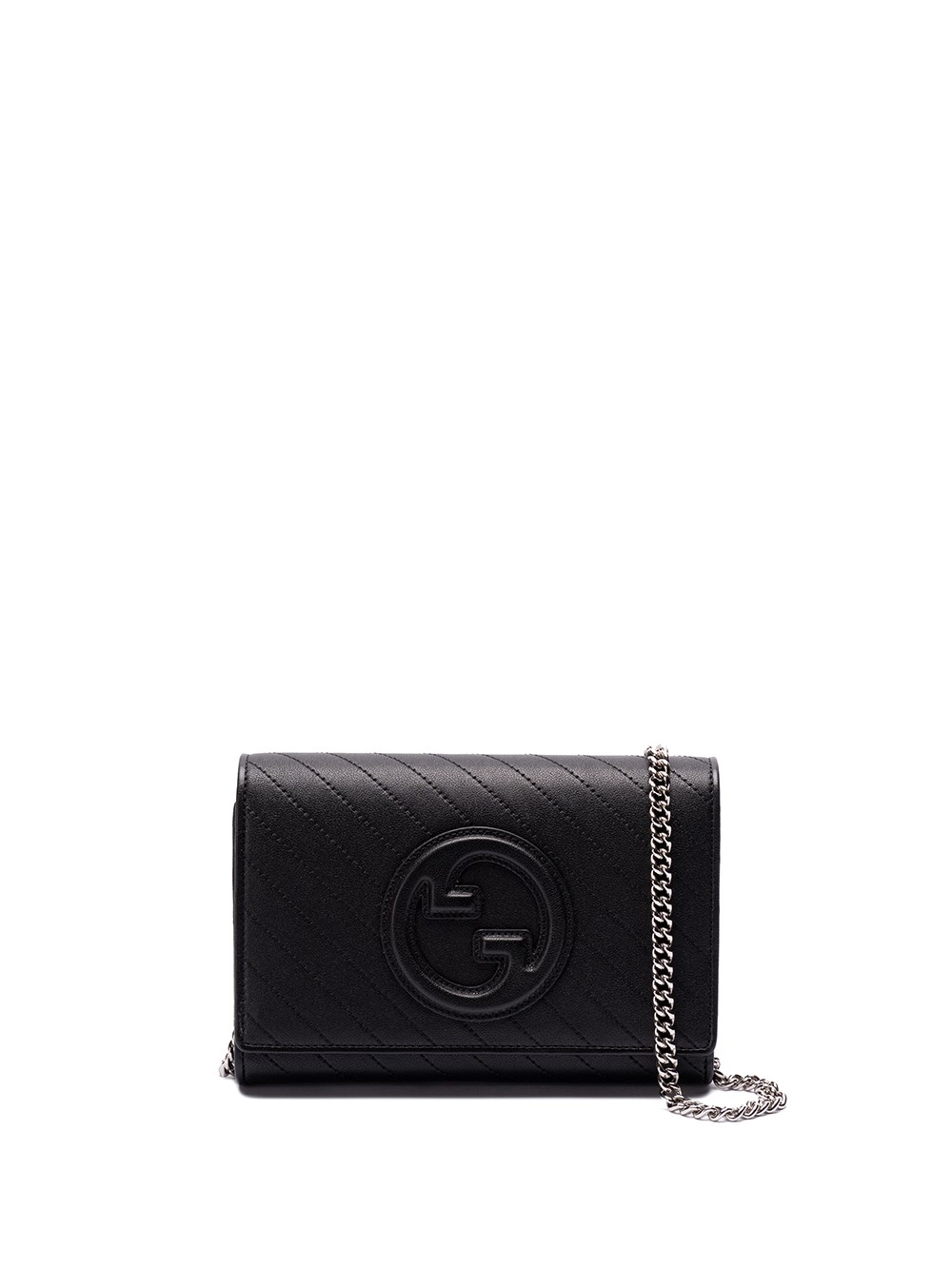 Gucci Blondie` Wallet With Chain In Black  