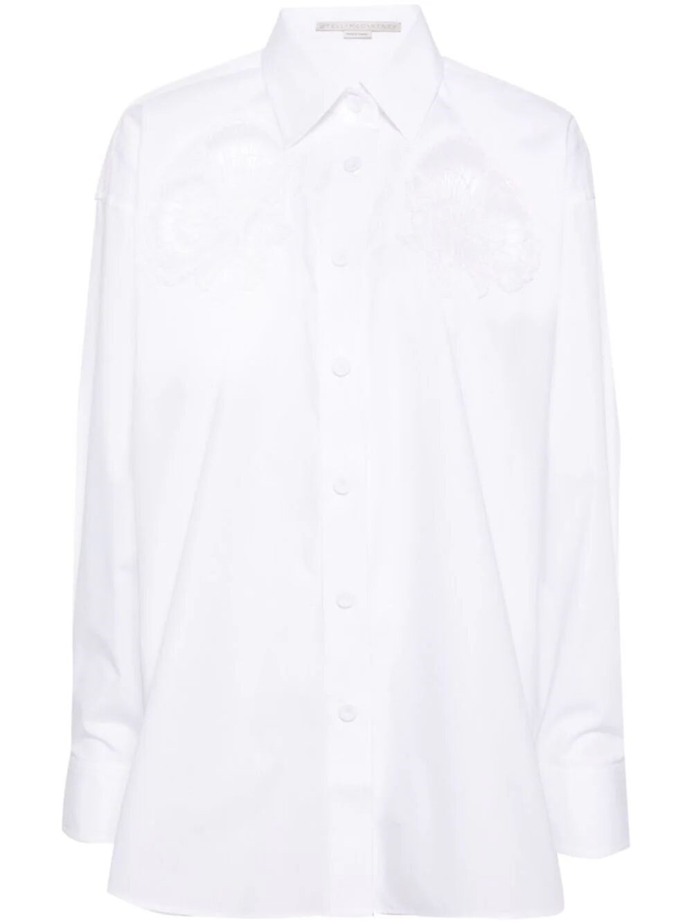 Stella Mccartney `cornelli` Oversized Shirt In White