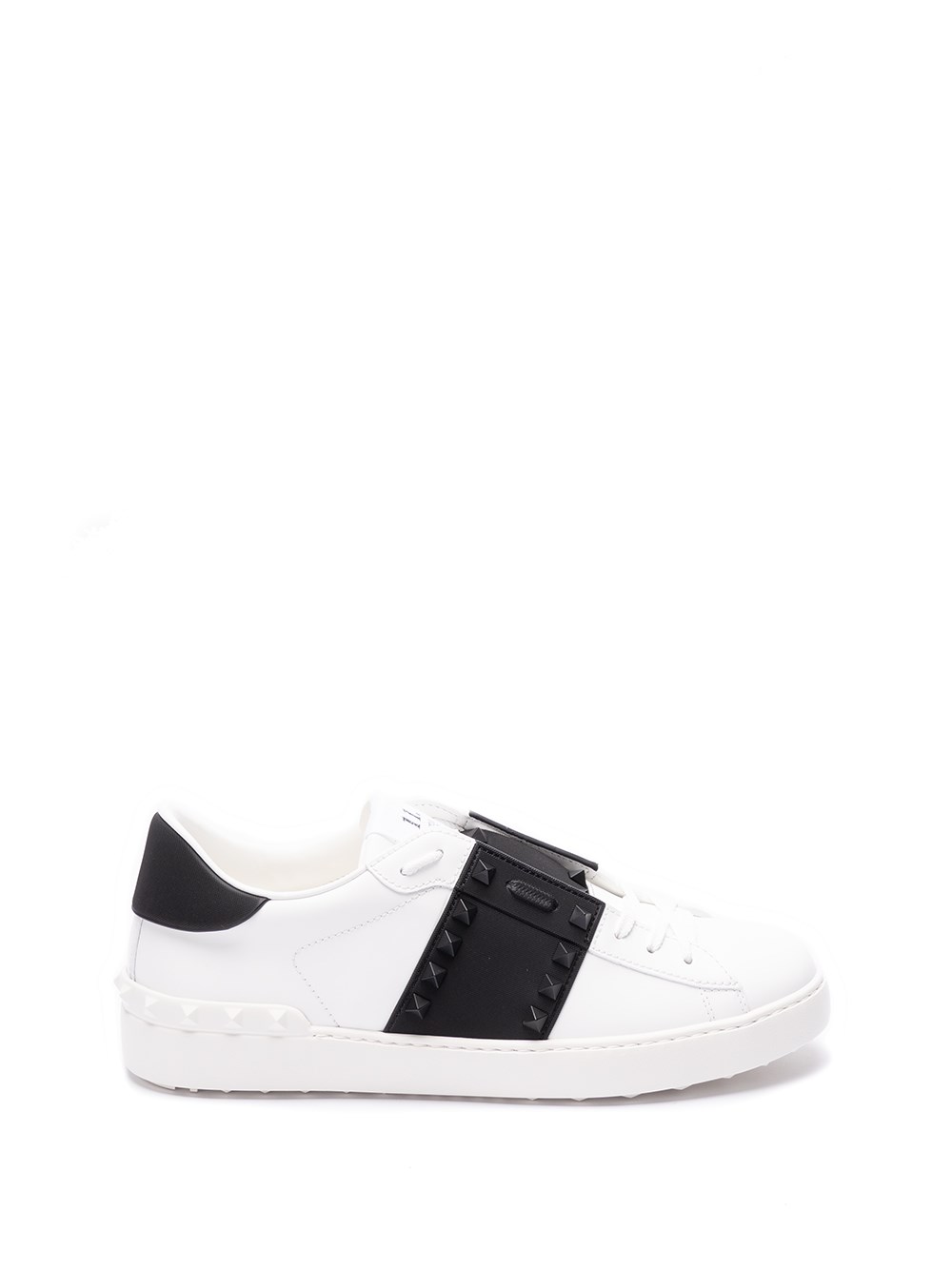 Shop Valentino `rockstud Untitled` Sneakers In White