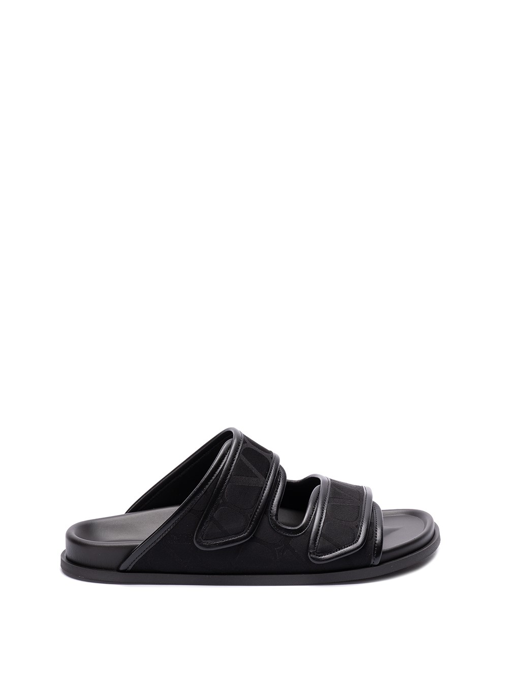 Shop Valentino `toile Iconographe` Sandals In Black  