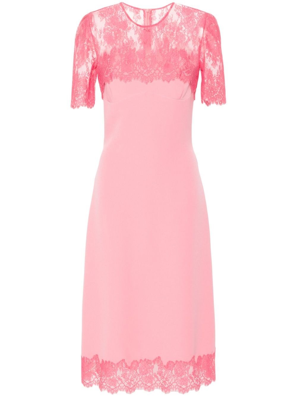 Ermanno Scervino Midi Dress In Pink