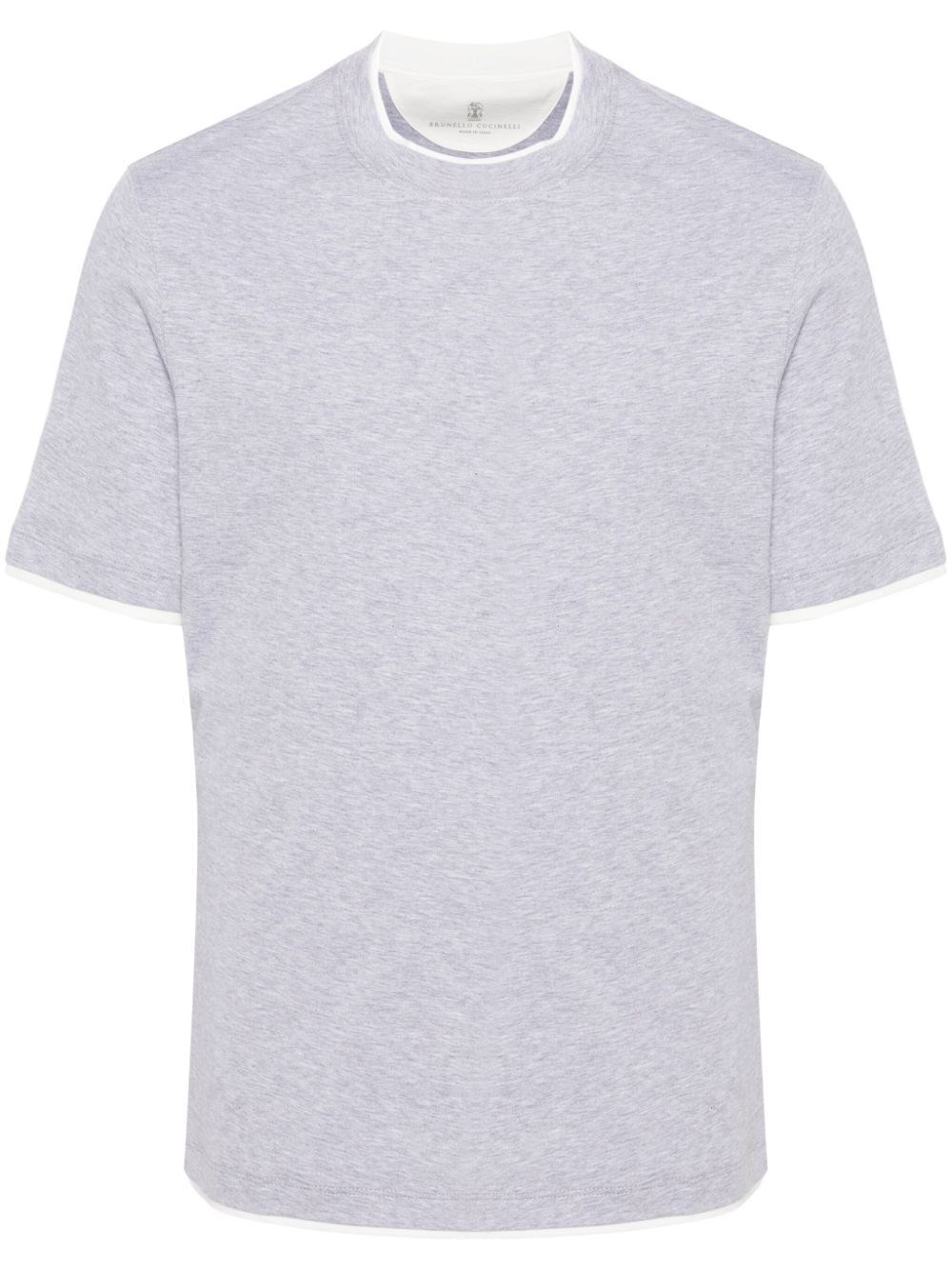 Brunello Cucinelli T-Shirt With Faux-Layering