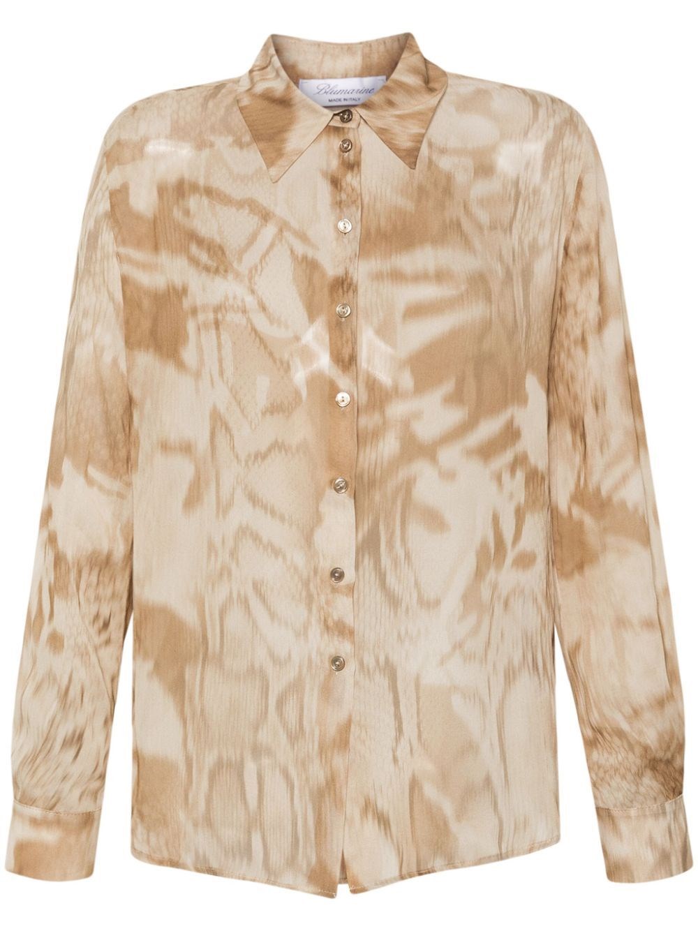 Blumarine Shirt In Beige