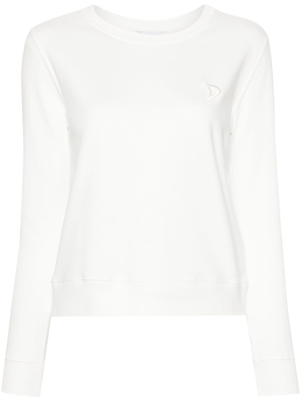 Shop Dondup Sweatshirt In White