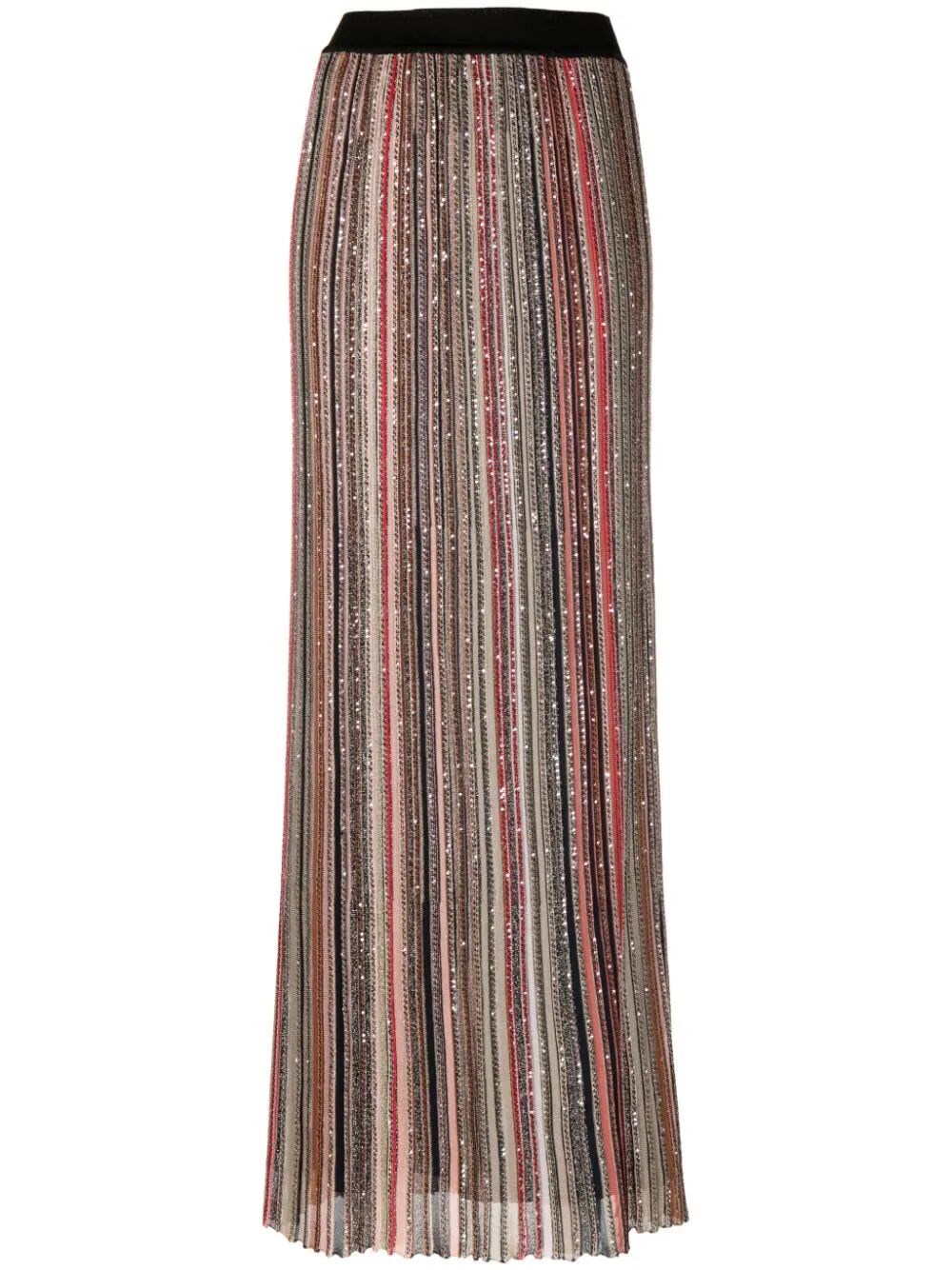 Shop Missoni Long Skirt In Multi