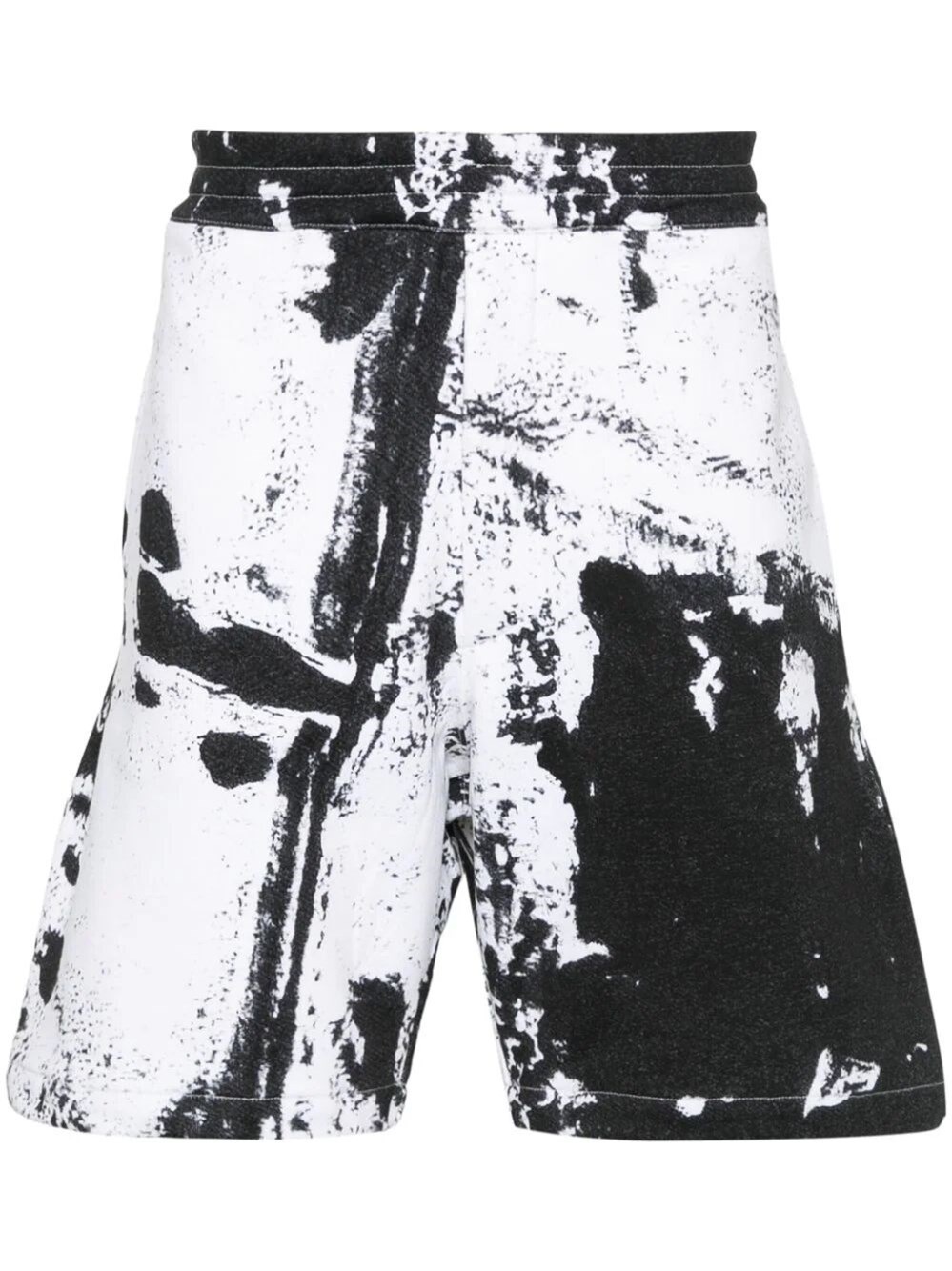 Alexander mcqueen `Allover Fold` Print Shorts