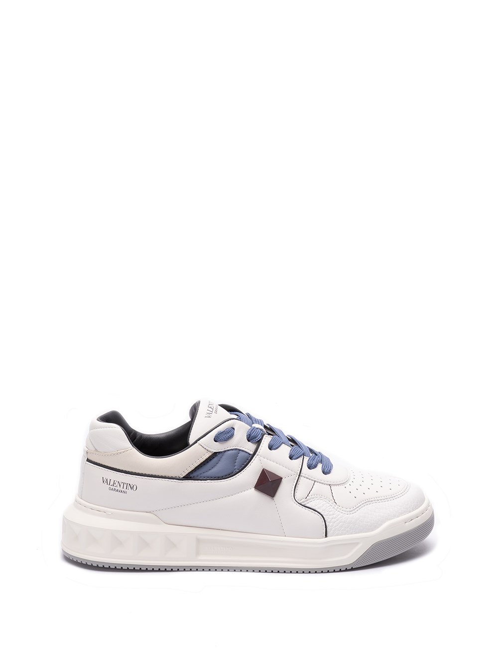 Shop Valentino `one Stud` Sneakers In White