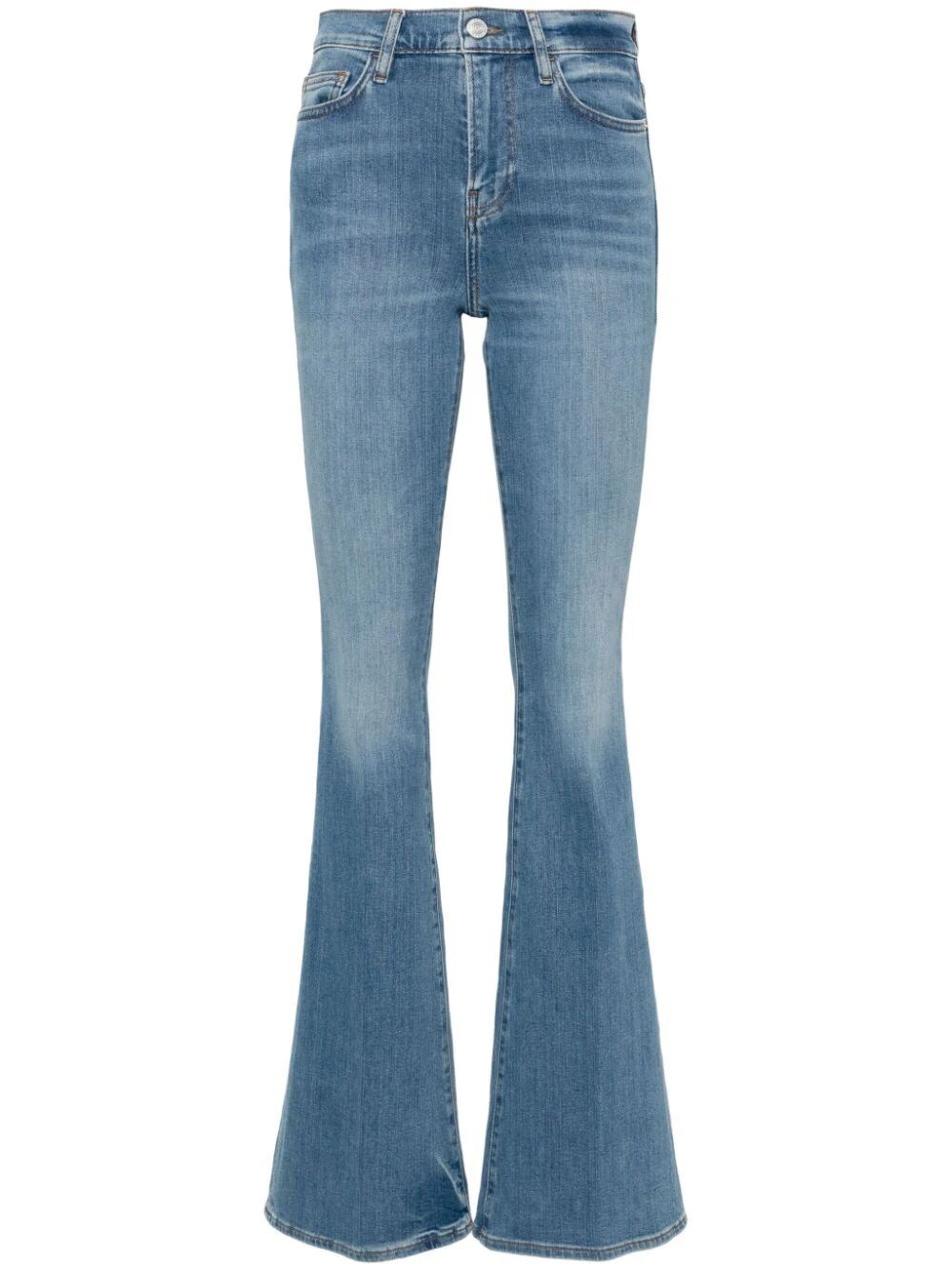 Frame Woman `le High Flare` Jeans In Blue