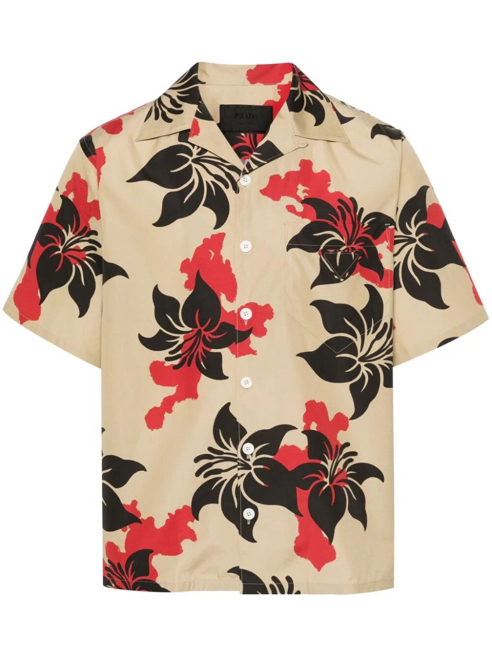 Shop Prada Short Sleeve Shirt In Multi