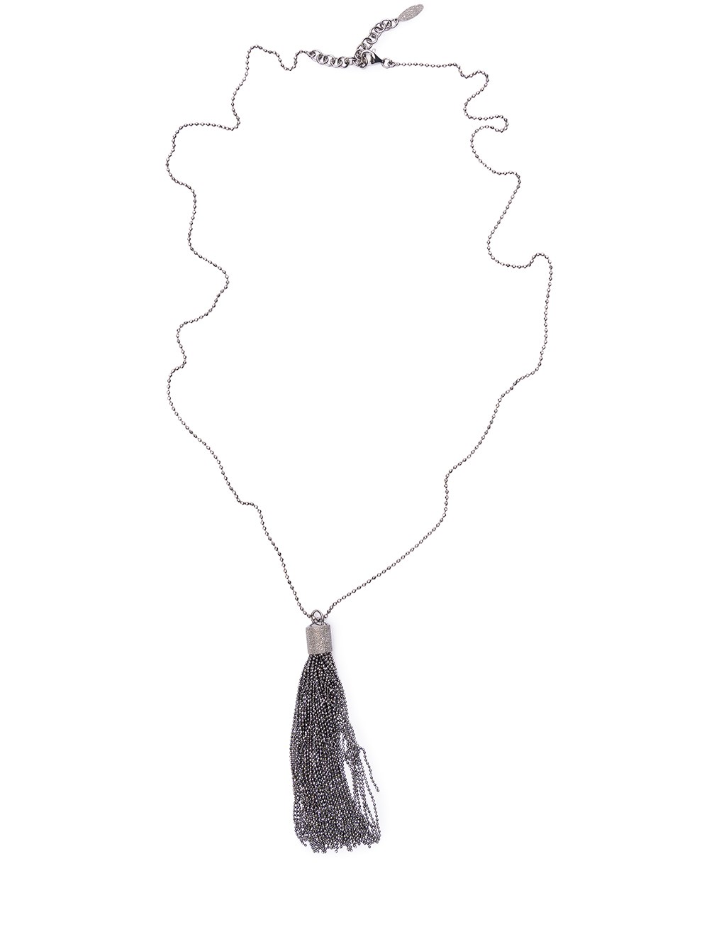 Brunello Cucinelli Necklace In Gray