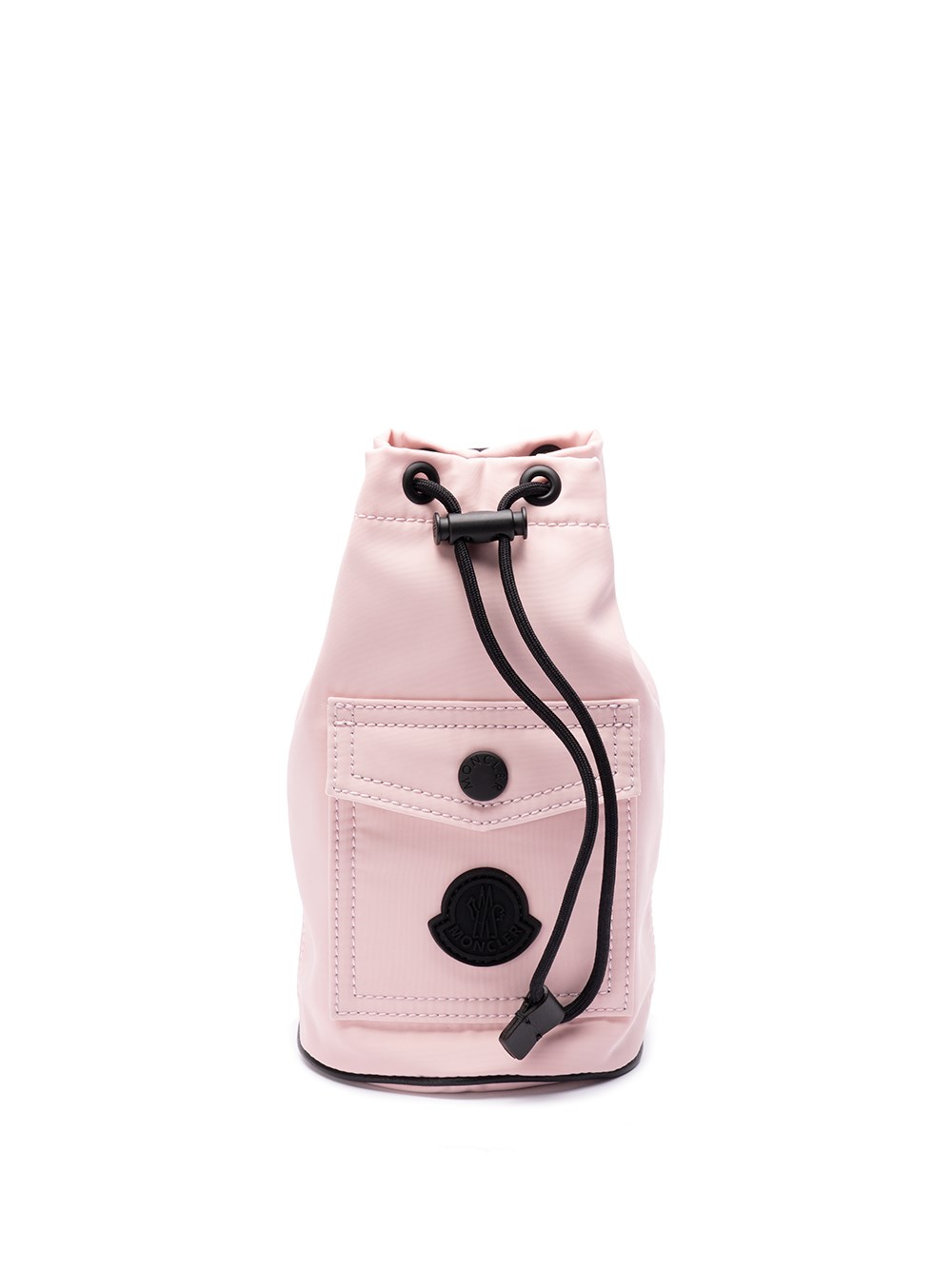 Moncler Mini Drawstring Pouch Bag In Pink
