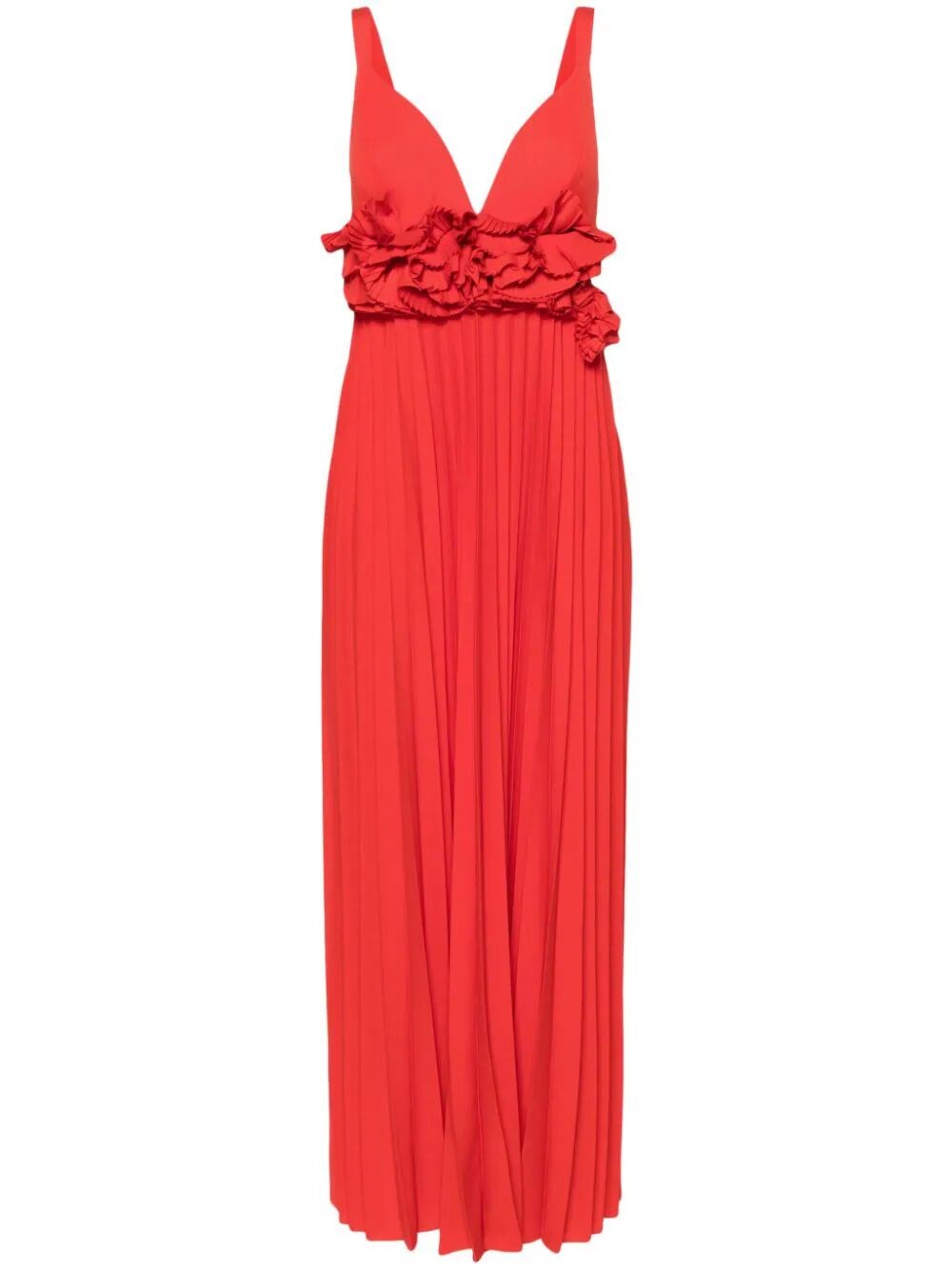 Shop P.a.r.o.s.h P. A.r. O.s. H. Long Dress In Red