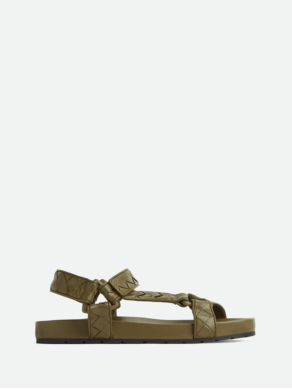 Shop Bottega Veneta `trip` Sandals In Brown