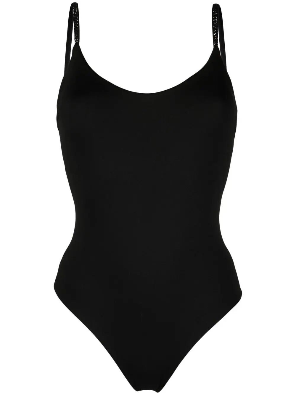Fisico One-piece Swimsuit In Black  