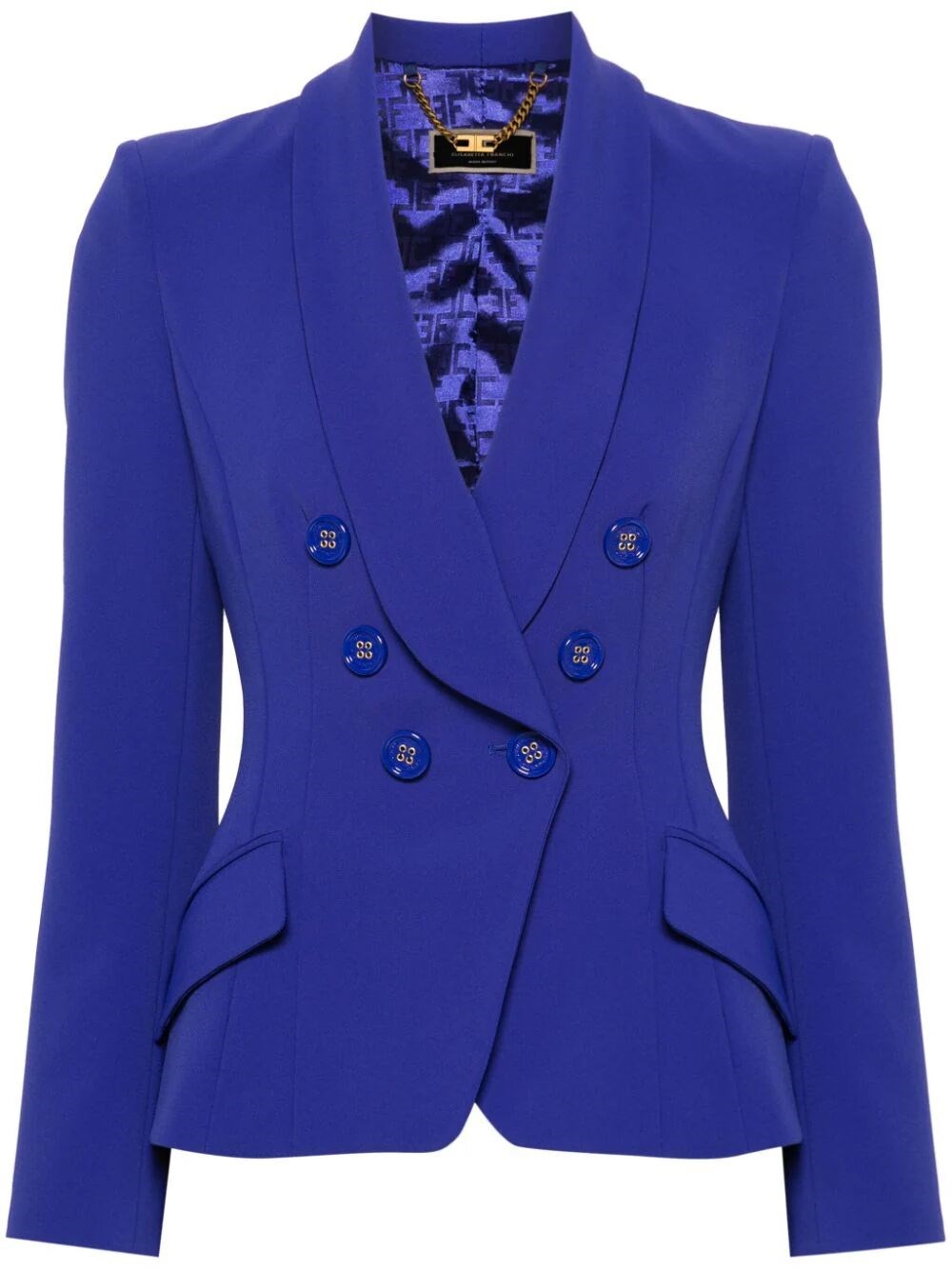 Elisabetta Franchi Jacket In Azul