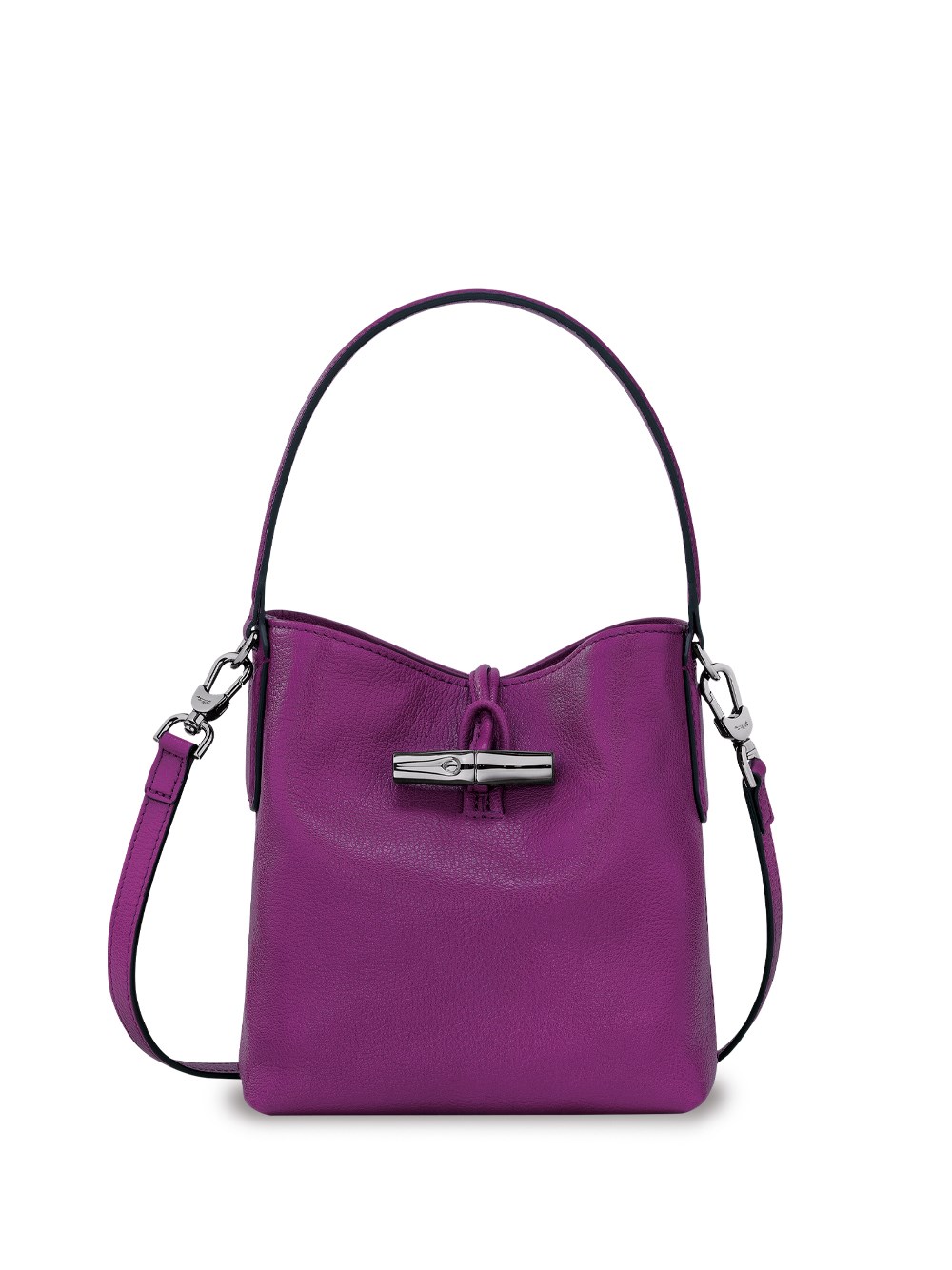 Shop Longchamp `roseau Essential Colors` Extra Small Bucket Bag In Pink