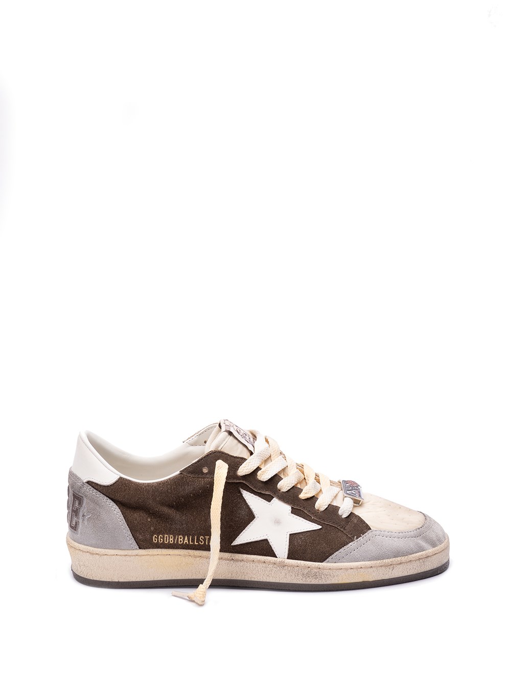 Golden Goose `ball Star` Sneakers In Brown