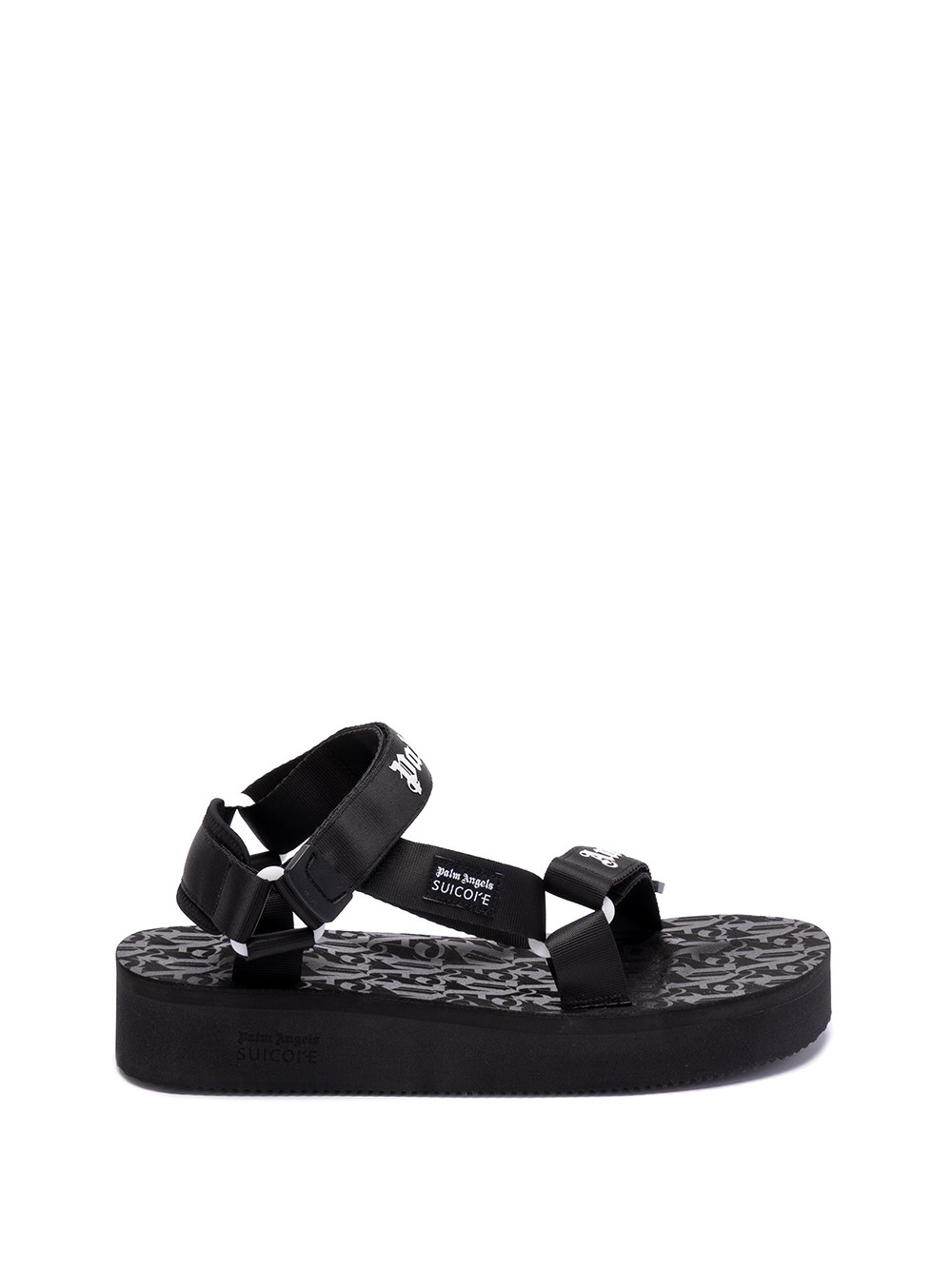 Shop Palm Angels X Suicoke Depa` Sandals In Black  
