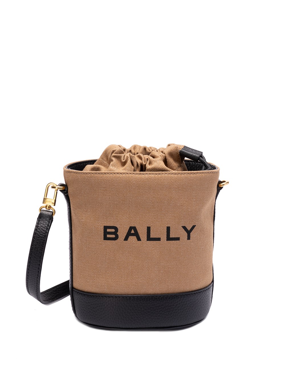Bally Bar Bucket Bag In Beige