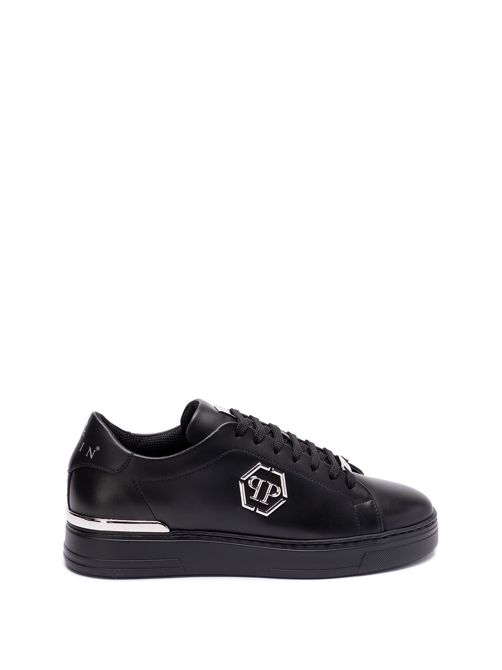 Philipp Plein `hexagon` Low-top Sneakers In Black  