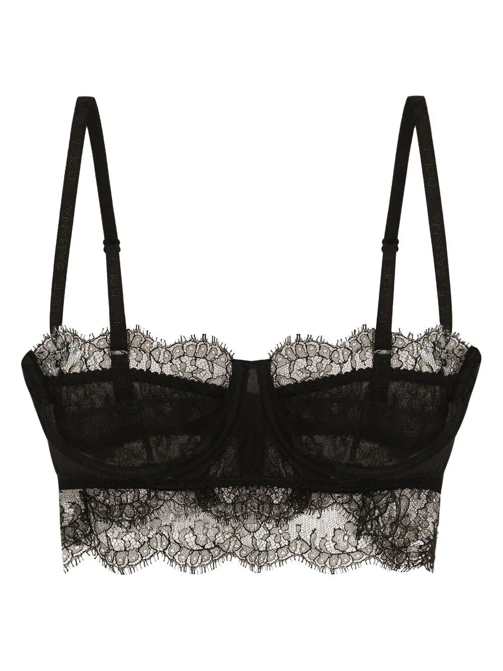 Shop Dolce & Gabbana Bra In Black  