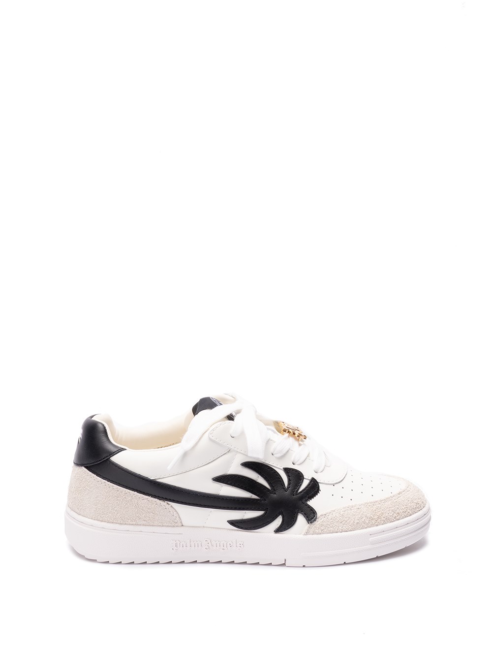 Shop Palm Angels `palm Beach University` Sneakers In White