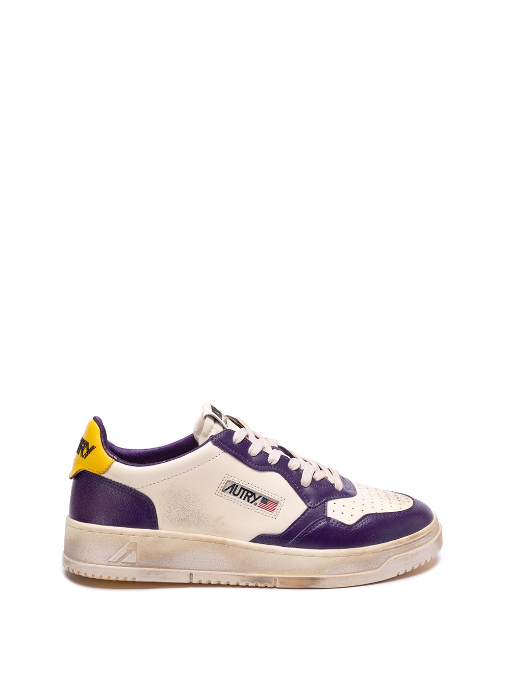 Shop Autry `sup Vint` Low-top Sneakers In Beige